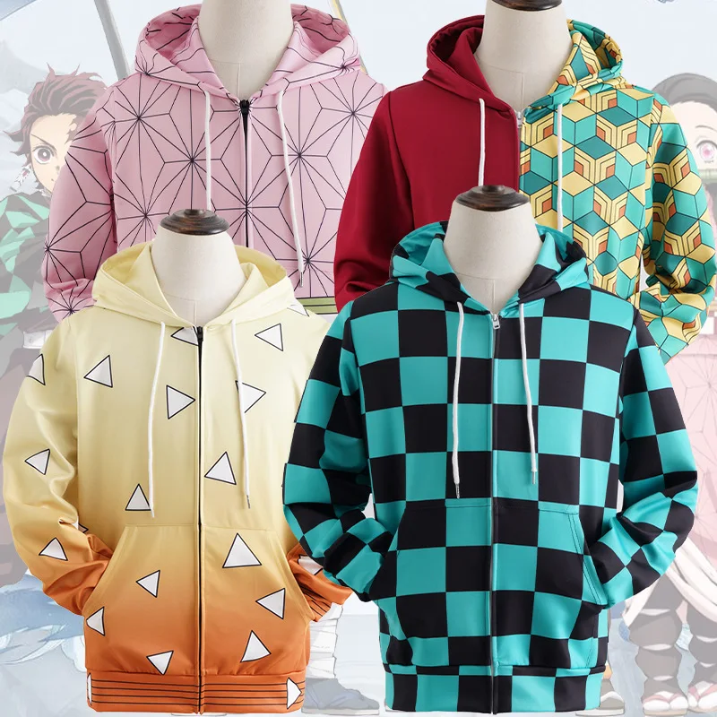 Аниме куртки для косплея Костюм кимецу без яибы камадо танджиру Детские