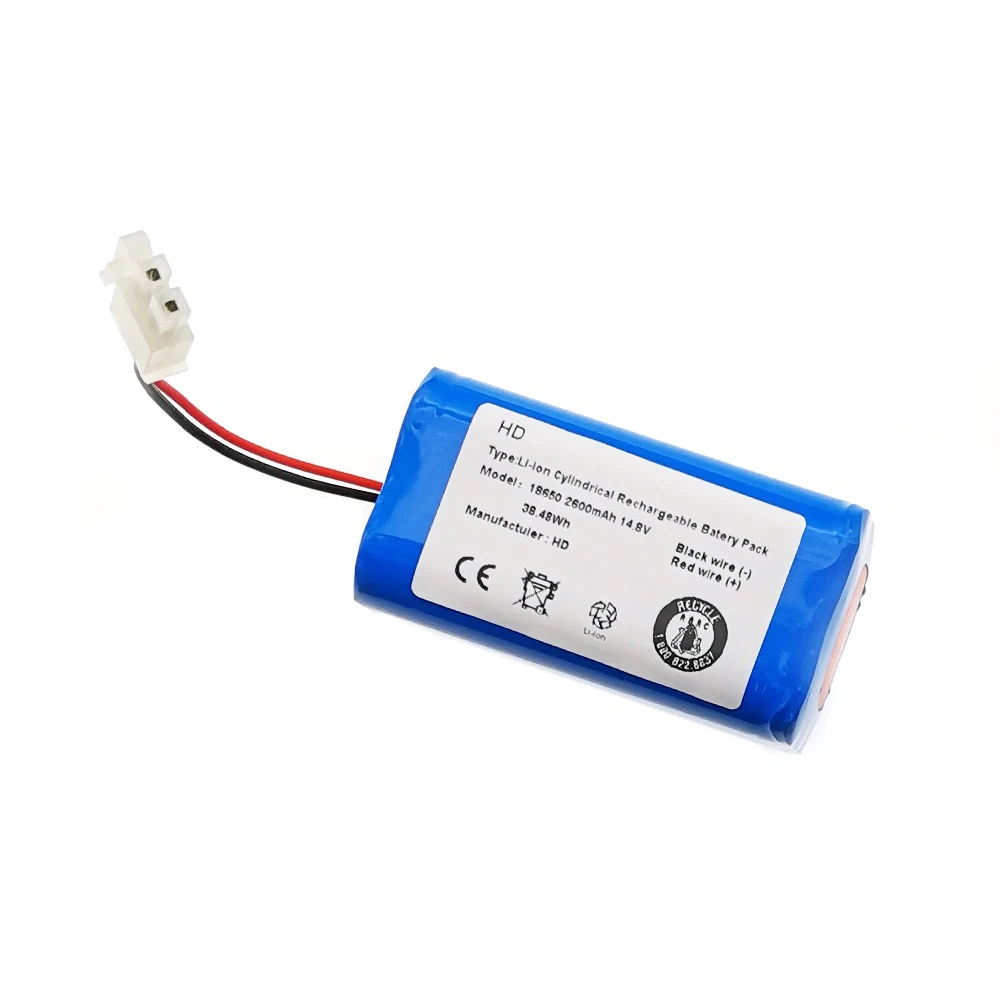 

14.8V 2600mAh robot Vacuum Cleaner Battery Pack replacement for chuwi ilife v7 V7S Pro Robotic Sweeper 1PCS