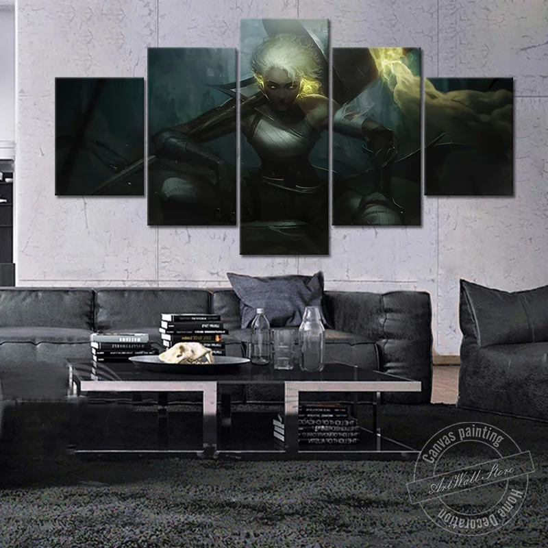 

Sentinel Rell Canvas Painting League of Legends Game Poster LOL Wall Picture for Living Room Decor Artwork Painting Fashion Gift