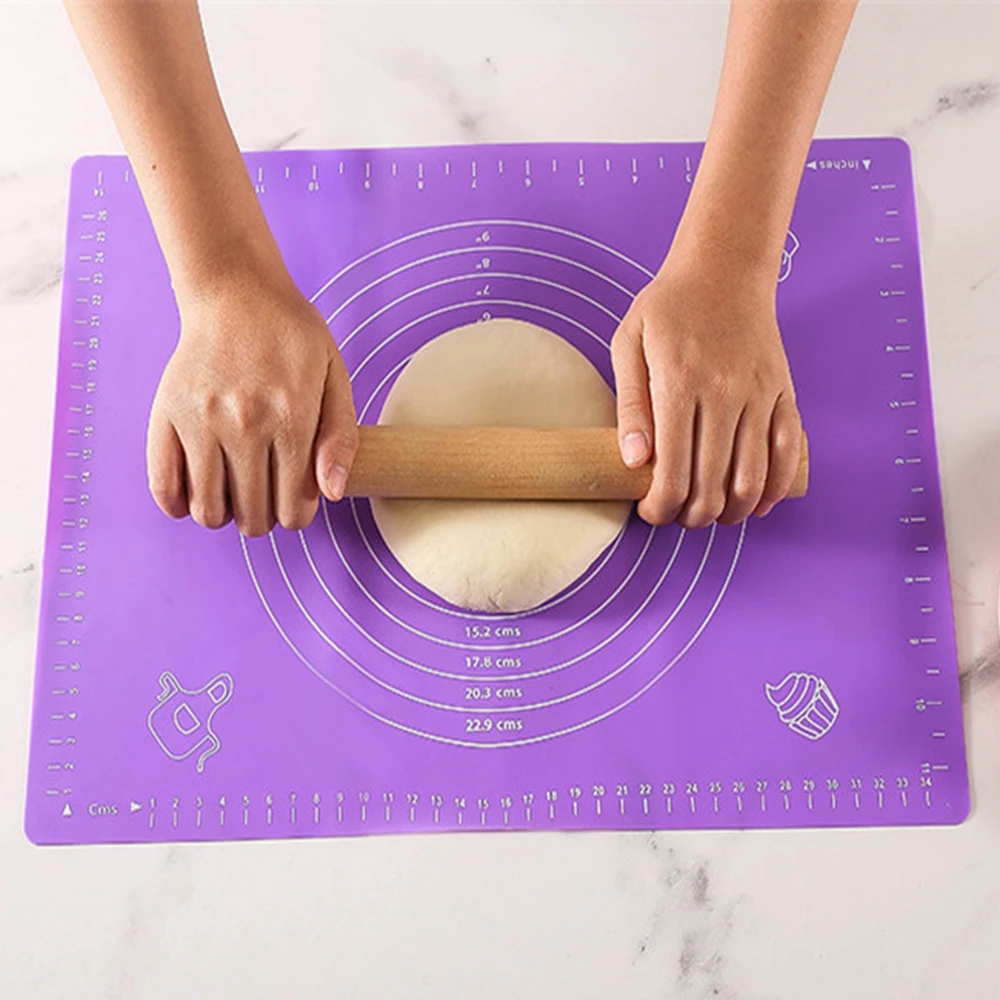 

Non-Stick Silicone Mat Rolling Dough Liner Pad Pastry Bakeware Paste Flour Table Sheet Baking Tools for Cakes Kitchen Tools