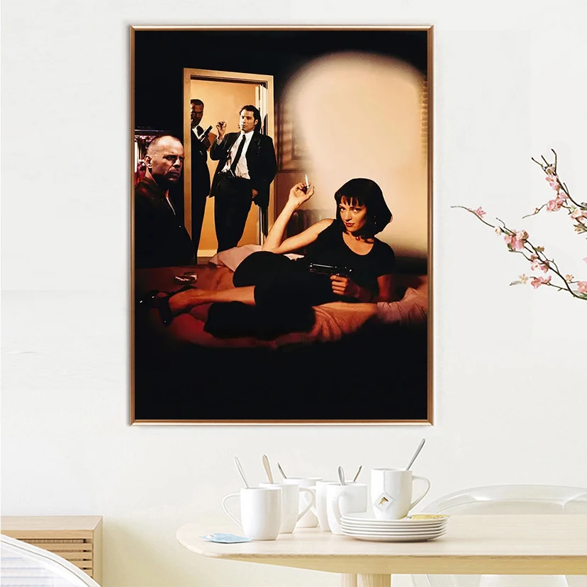 

Алмазная живопись 5D «сделай сам», полноразмерная мозаика, Постер целлюлозной фантастики, вышивка крестиком стразы, домашний декор, подарок