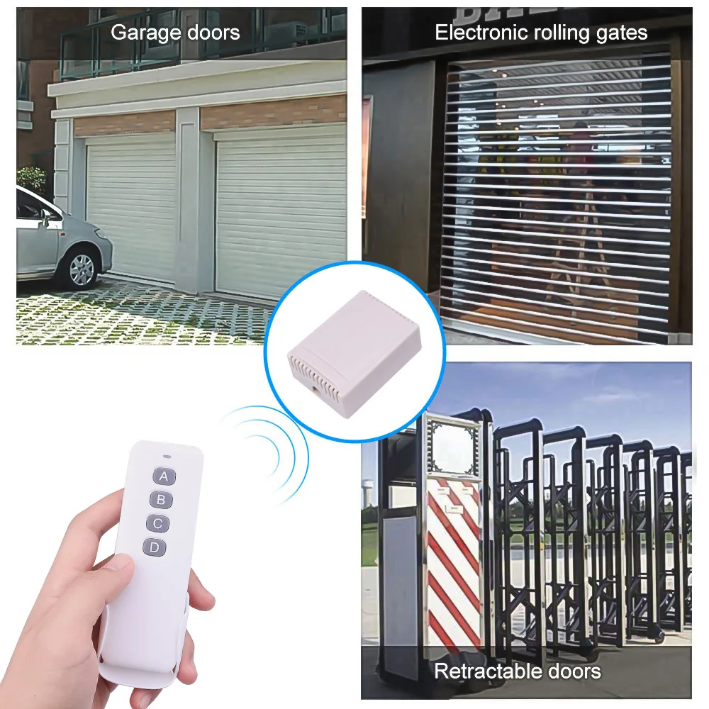 KEBIDU 433 МГц пульт дистанционного управления для ворот электродвигатель