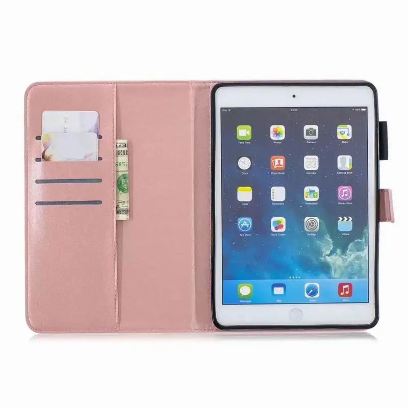Чехол для ipad mini 1 2 3 4 5 с дисплеем retina Модный тисненый чехол цветочным рисунком