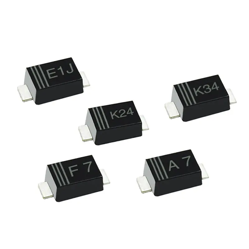100 шт. SMD Шоттки барьер Выпрямитель Диод 2A 20-100 в RBR1MM40A SOD4001 D1 DFLS240L-7 DSK26 K26 ES2J S4 SOD-123FL |