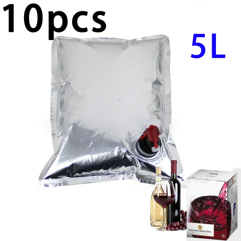 10 шт. сумка из алюминиевой фольги с бабочкой для наполнения еды воды пива жидкого