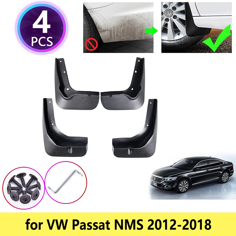 for VW Volkswagen Passat NMS 2012~2018 Mudguards Mudflap Fender Mud Flaps Splash Guards Car Accessories 2013 2014 2015 2016 2017