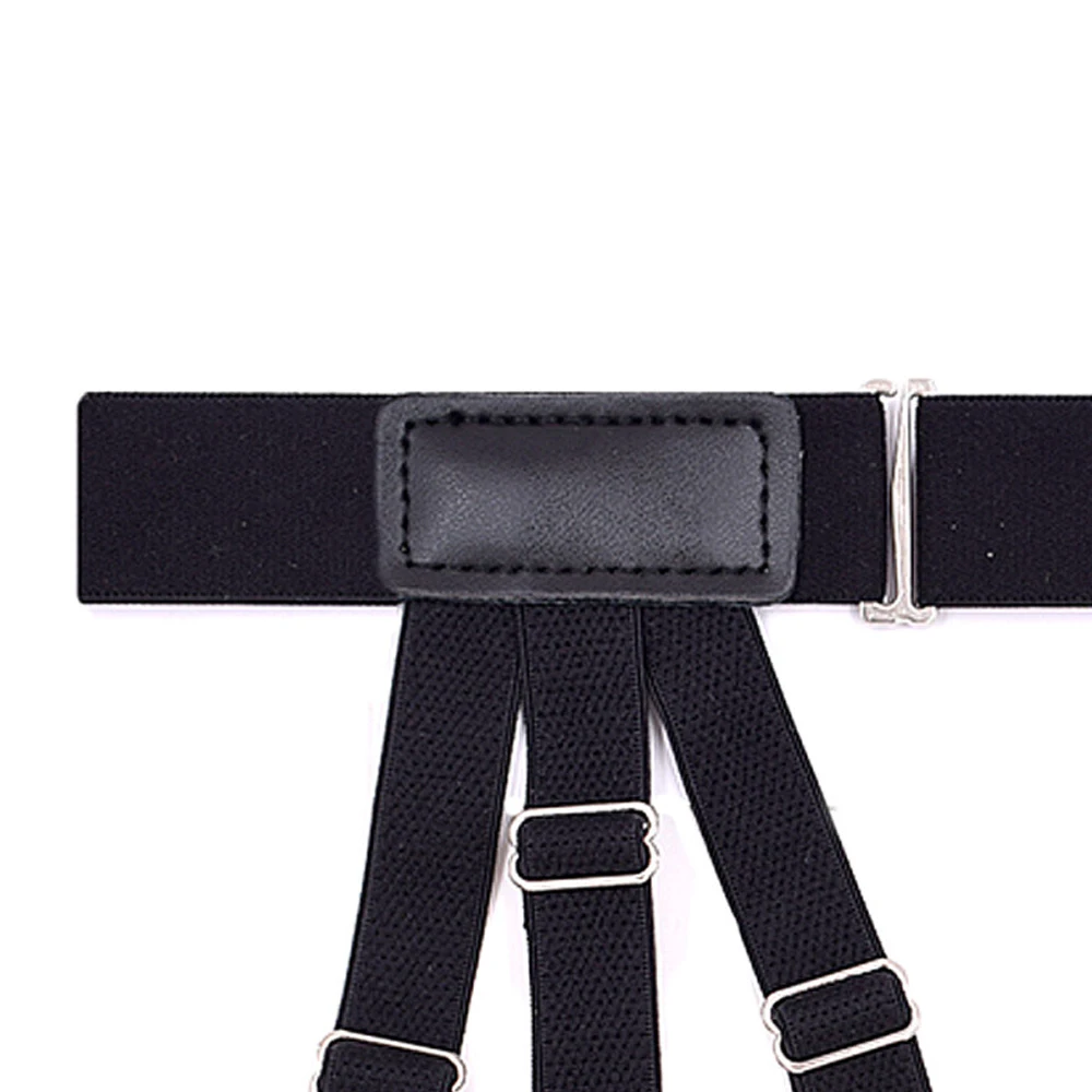Регулируемый держатель для рубашки 2 шт. ремни деловой мужской эластичный пояс
