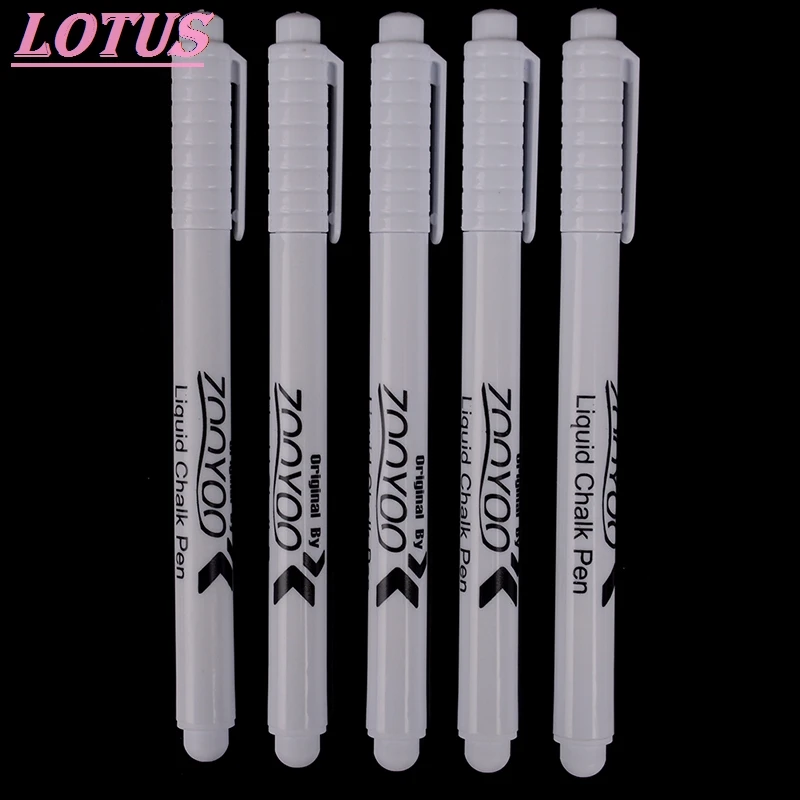 

White liquid chalk pen blackboard marker pen Erasable ink pen for blackboard window 13.5cm 3pcs