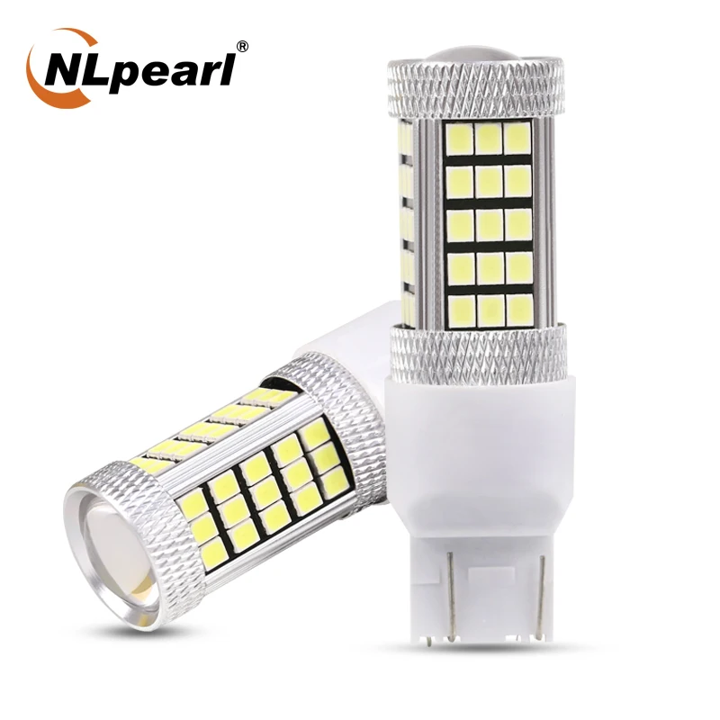 Nlpearl 1Pcs сигнальной лампы 7440 W21/5 Вт светодиодные фары 12V 2835 SMD T20 7443 W21W светодиодный