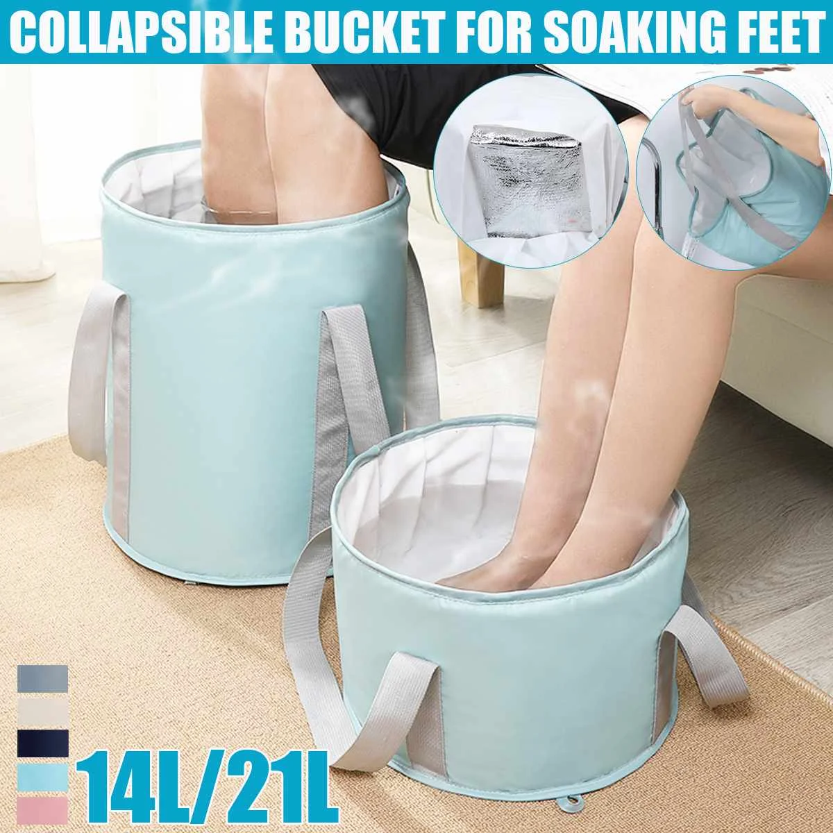 

Складная Ванна для ног, портативная ванна, емкость для умывания, большой объем, для путешествий