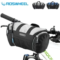 roswheel 5l bicycle handlebar bag bike front tube pannier basket mtb road bike shoulder pack cycling bag