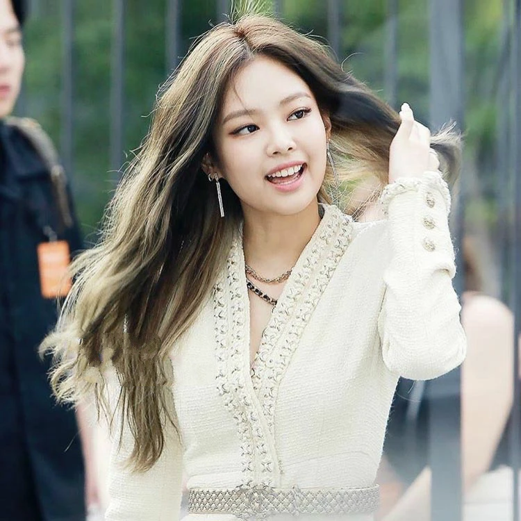 Kpop BLACKPINK JENNIE same корейская флэш-дрель серебряные игольчатые серьги-гвоздики Длинная кисточка, цепочка Висячие женские серьги для танцевальной вечеринки
