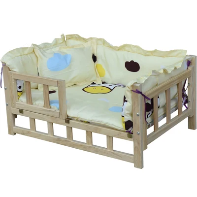 Кровать для питомца H1 из цельной древесины маленький средний и большой Конура