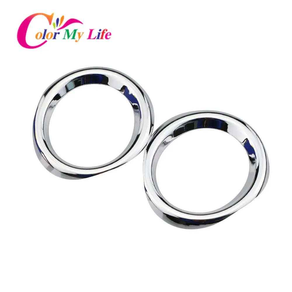 

Color My Life for Toyota CHR C-HR 2017 - 2020 2Pcs/Set High Quality ABS Chrome Car Front Fog Light Lamp Cover Trim Stickers