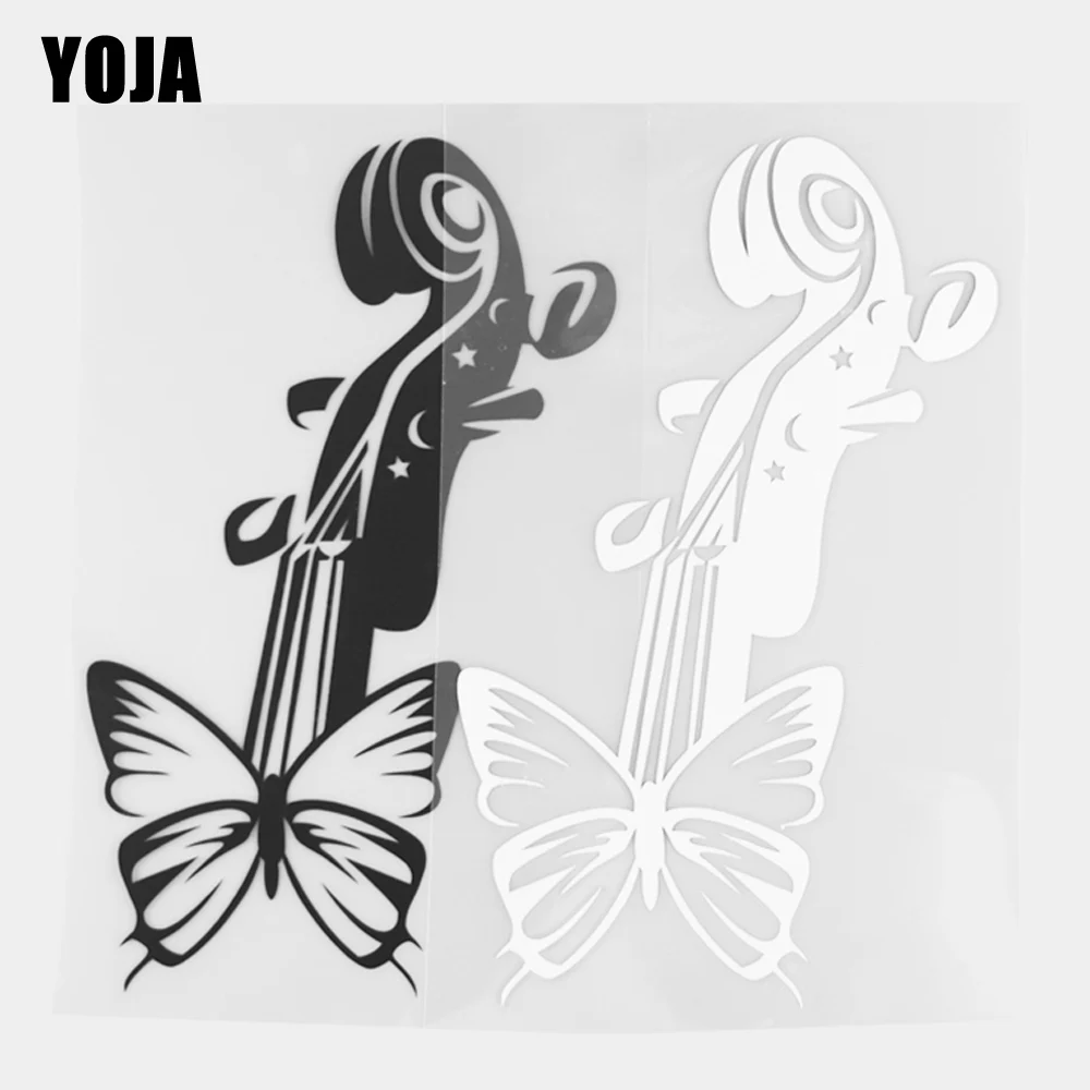 Винил YOJA 12 7 × 20 8 см скрипка Бабочка Мультяшные животные черный/серебристый
