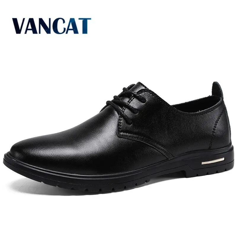 Мужские модные деловые туфли новые кожаные лоферы высокого качества