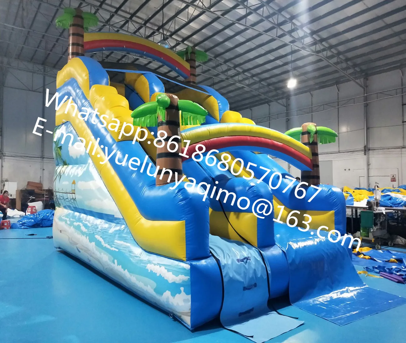 Самая популярная надувная огромная горка для детей и взрослых | Спорт