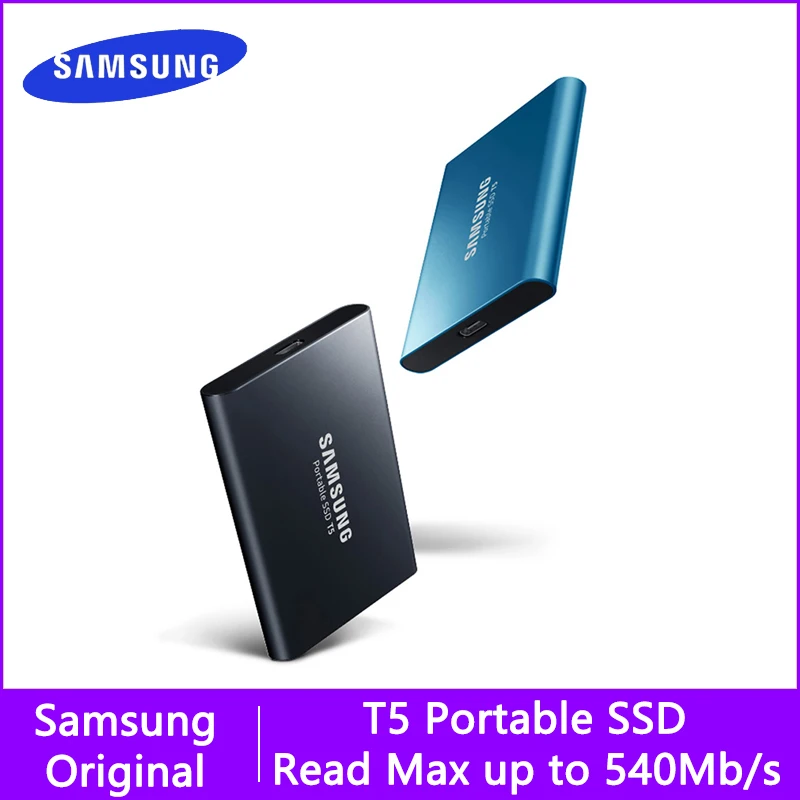 Samsung t5 Портативный ssd Внешние накопители 250 ГБ 500 1 ТБ USB 3 Gen2 внешний жесткий диск