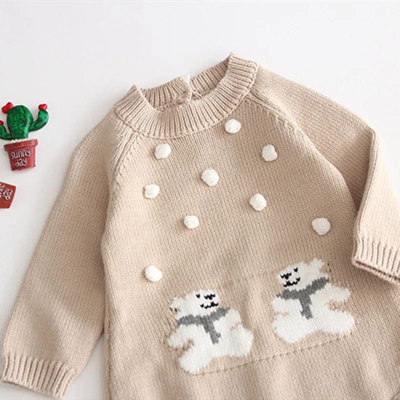 Трикотажная детская одежда осень-зима комбинезон для новорожденных детский