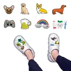 1 шт. милые цветы Животные ПВХ обувные Подвески Собака, коала Единорог кактус Роза аксессуары для обуви украшения для обуви подарок