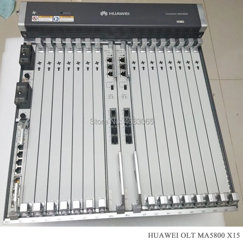 Бесплатная доставка 19 дюймов Hua wei MA5800-X15 OLT с 2 * MPLA контролем и PILA DC Power Оптический