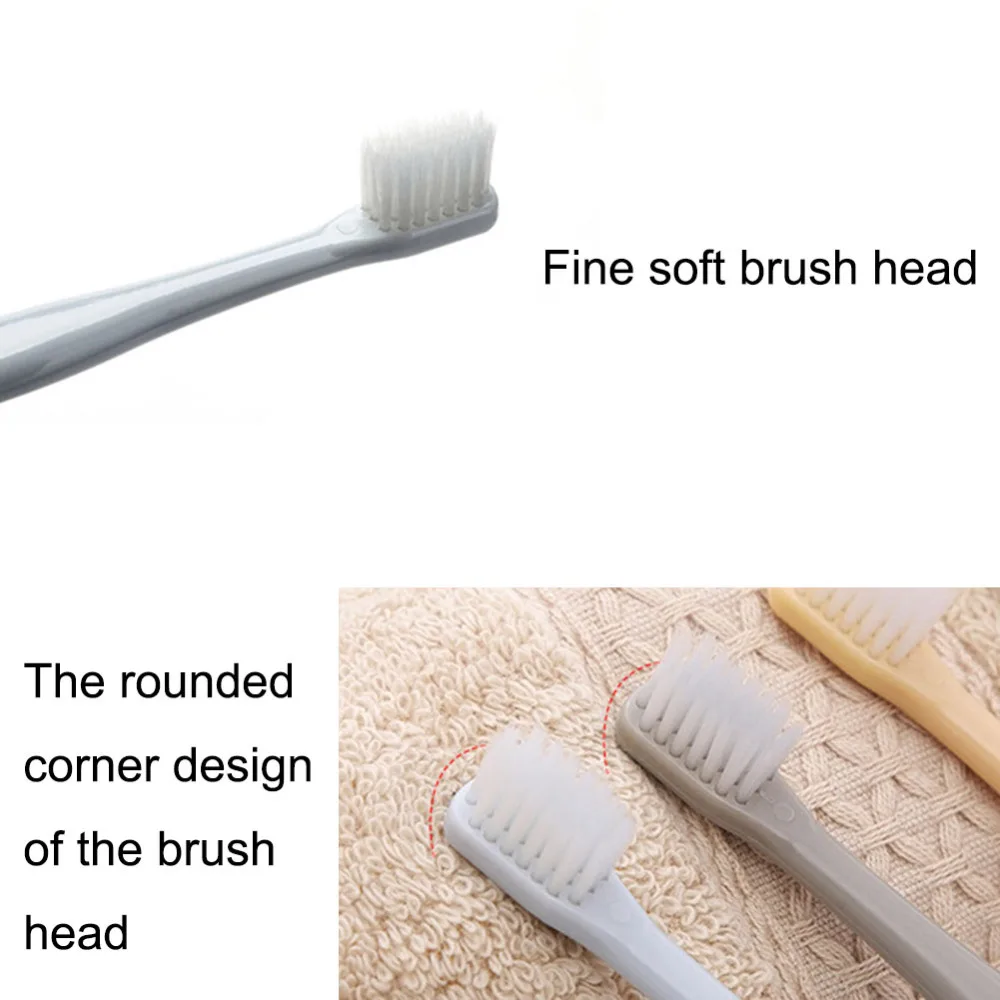 

4pcs Wheat Straw Toothbrush Ultra Soft Oral Hygiene Bamboo Charcoal Toothbrush Bristle Healthy Dental Oral Care