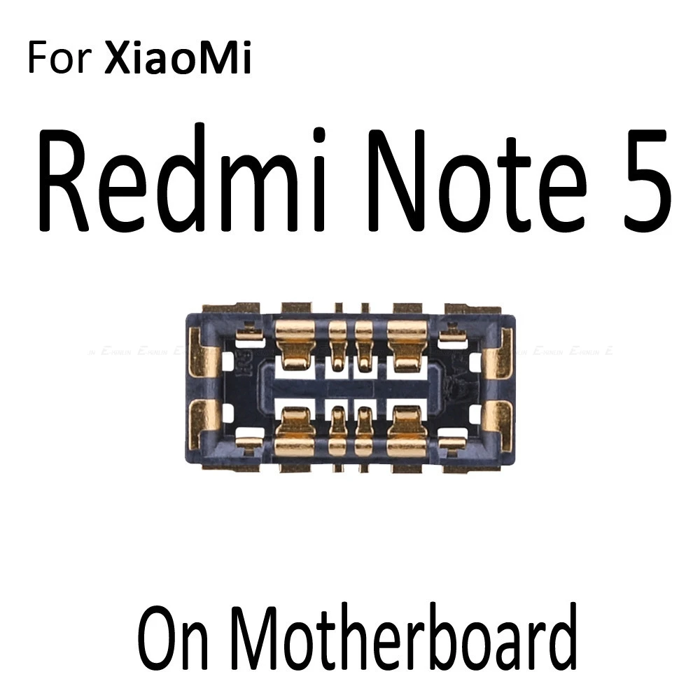 5 шт. FPC разъем батарея держатель зажим контакт для Xiaomi mi 5X A1 A2 6X красный mi 5 Plus 6 6A Note 4 4X Pro 5 5A 7 Pro на плате