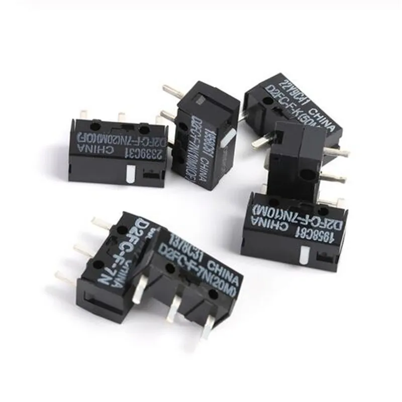 Оригинальная мышь микропереключатель D2F 01 F 01F T 3 7 01FL 01L L L2 L3 D3 FL|Выключатели| |