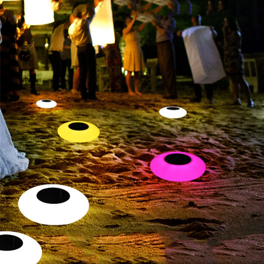 Плавающий фонарь для бассейна на солнечной батарее с дистанционным управлением