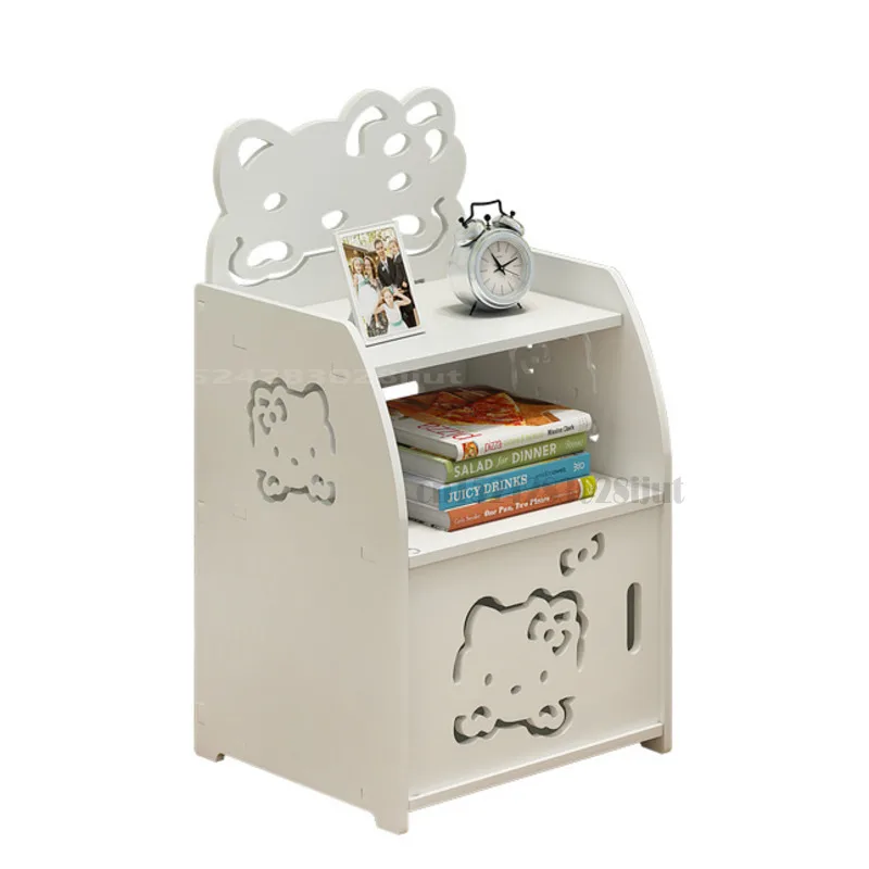 

Bedroom Bedside Table Simple Mini Children's Room Bedside Table Hollow Carved Locker Waterproof and Flame Retardant