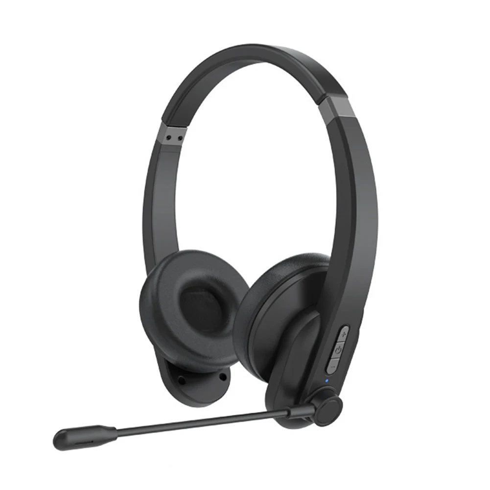 

Lightweight HiFi Stereo Wireless Telephone Headset for PC Laptop Call Center Office Computer Noise Canceling Customer Service