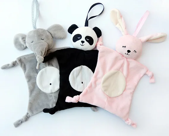 2019 Симпатичные Детские хлопковые игрушки мягкое успокаивающее полотенце в форме