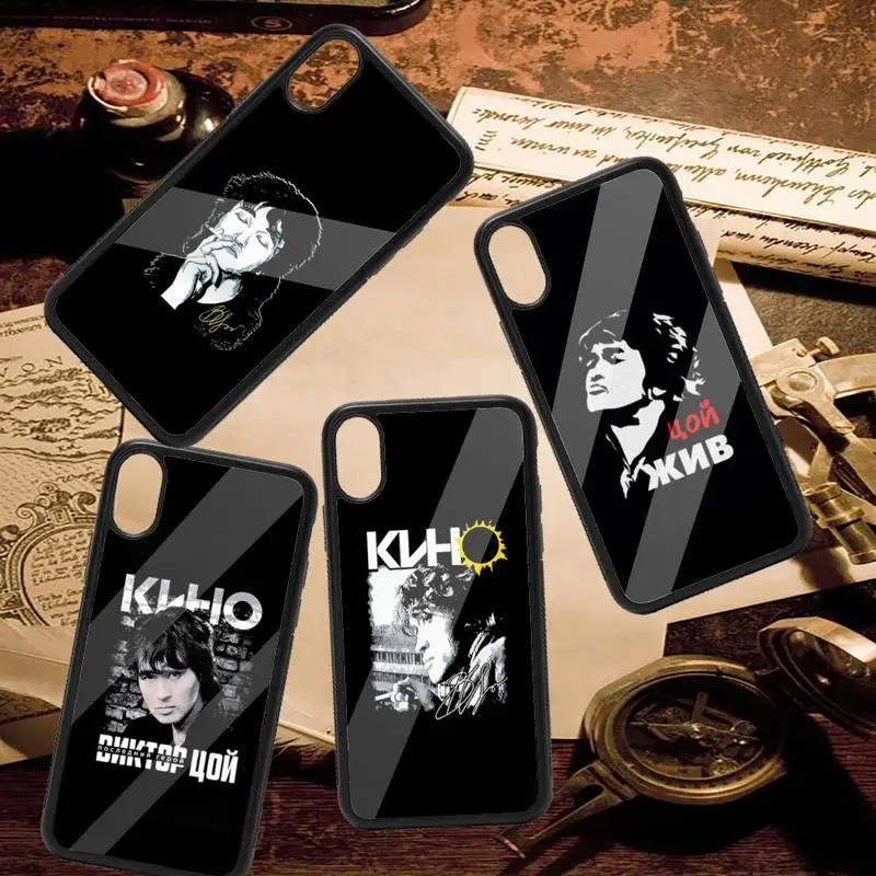

Viktor Tsoi rock singer Phone Case PC for iPhone 11 12 pro XS MAX 8 7 6 6S Plus X 5S SE 2020 XR