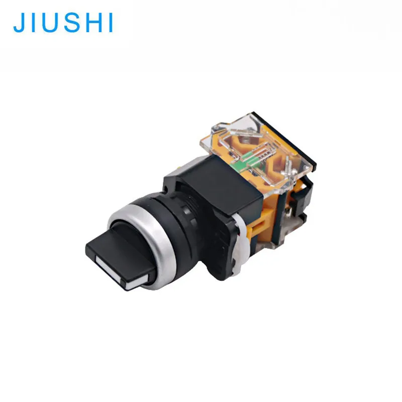 Медная Серебряная точка LA38-20X/3 10A 22 мм кнопочный переключатель самоблокирующийся