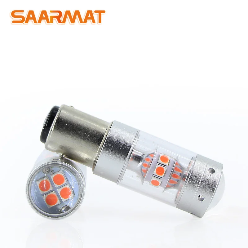 

2* Led 1157 BAY15D P21/5W bulbs STOP/TAIL Rear bulbs Brake Lights Lamp 12V red white for VOLVO C30 V60 XC60 XC90 S40 S60 S80L