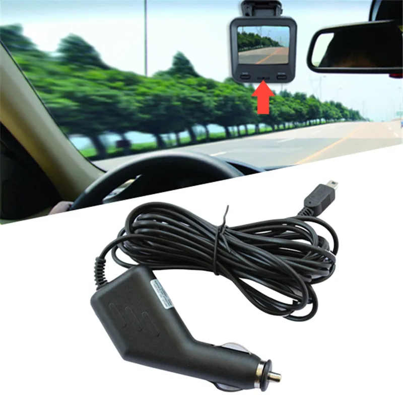 

Portable Car Navigator Charging Cable Driving Recorder Video USB Charge 4 Meter Power Charge Wire Auto Accessory