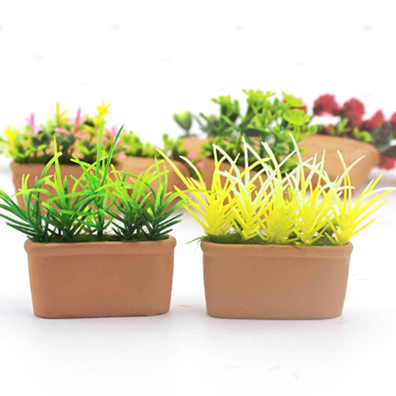 1/12 кукольный домик искусственный цветок миниатюрное моделирование мини