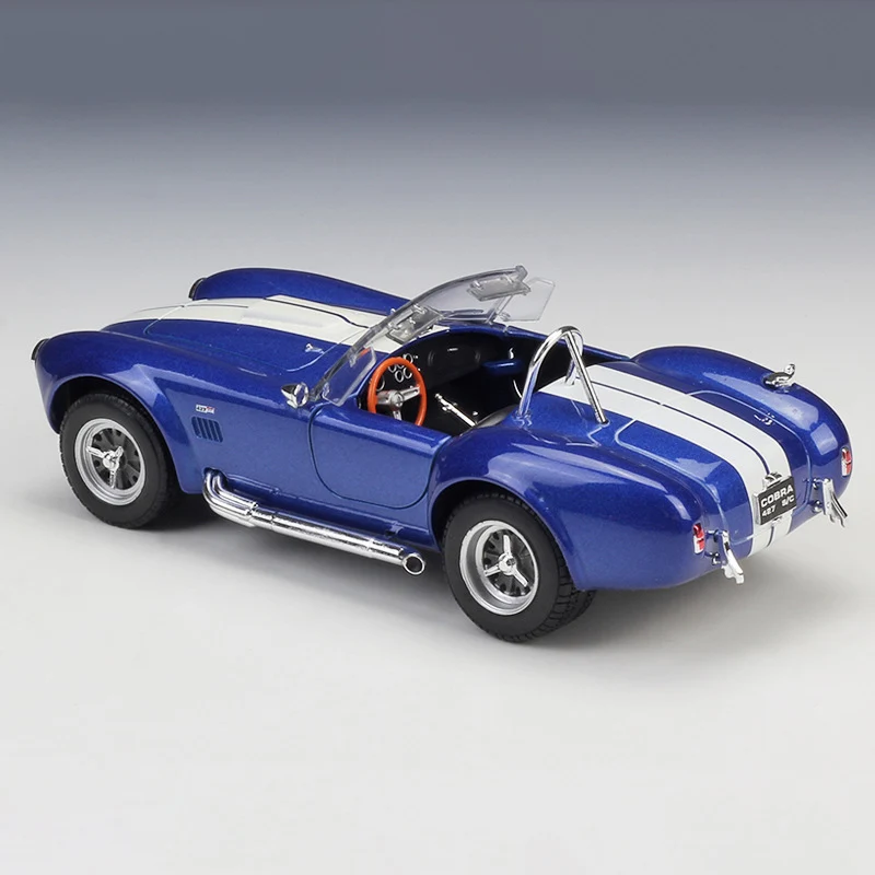 Welly 1:24 оригинальная коробка 1965 SHELBY COBRA 427 литая модель автомобиля Игрушечная