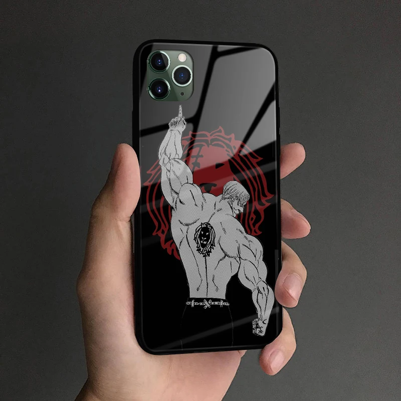 Escanor Nanatsu no Taizai мягкий силиконовый стеклянный чехол для телефона, чехол для Apple iPhone 6 6s 7 8 Plus X XR XS 11 Pro max - Цвет: A161