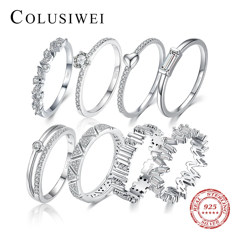 Кольцо женское из серебра 925 пробы с фианитами | Украшения и аксессуары