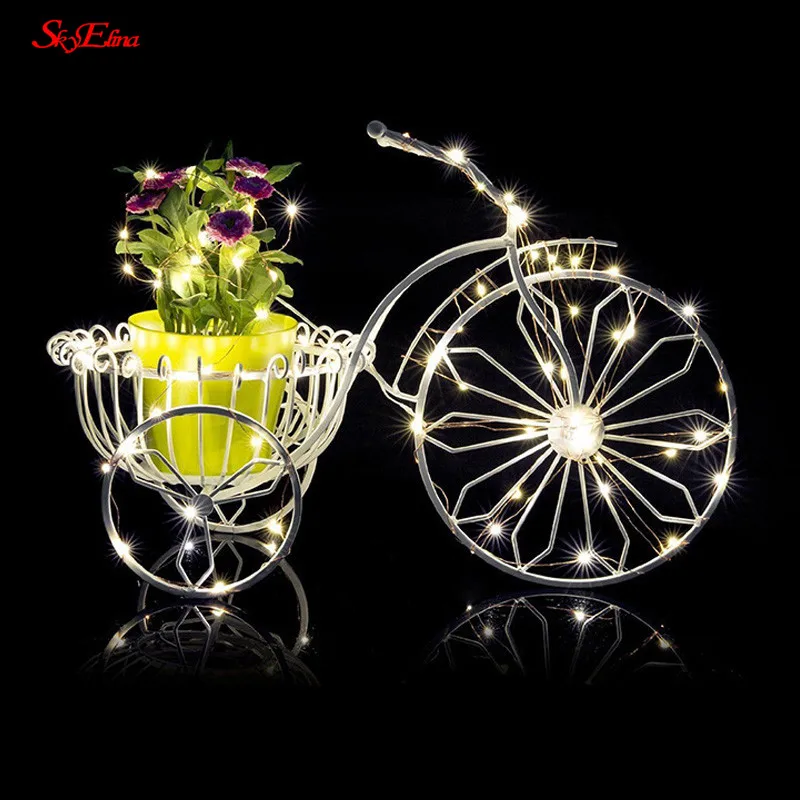 2/5/10m LED Star String battery Lights Fairy Micro Copper Wire for Party Christmas Decoration New Year Curtain Lighting 5 | Дом и сад