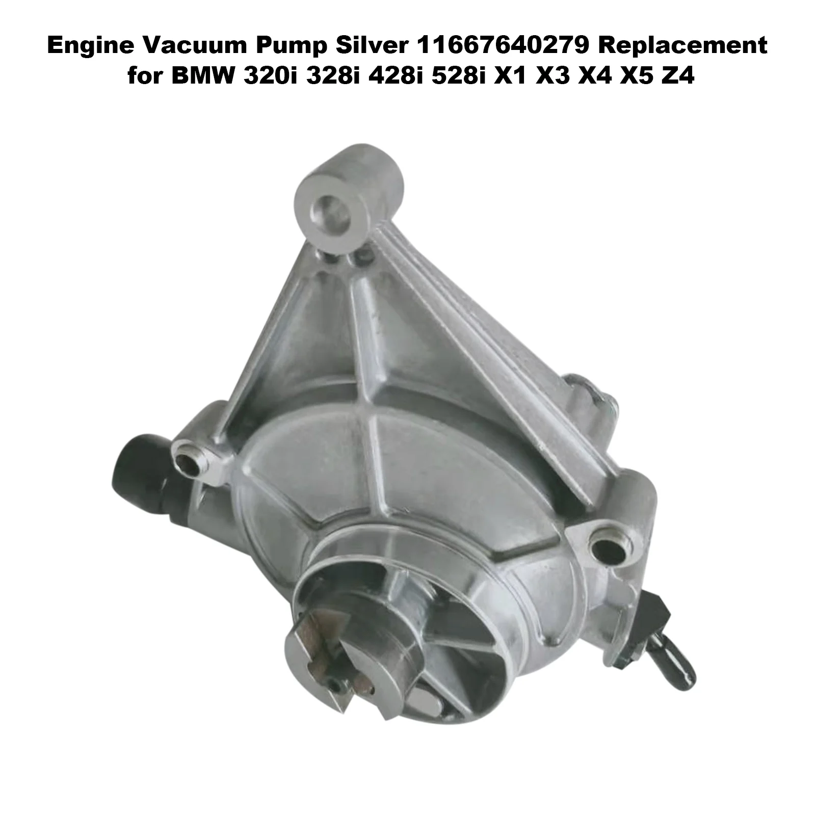 

Engine Vacuum Pump Silver 11667640279 Replacement for BMW 320i 328i 428i 528i X1 X3 X4 X5 Z4