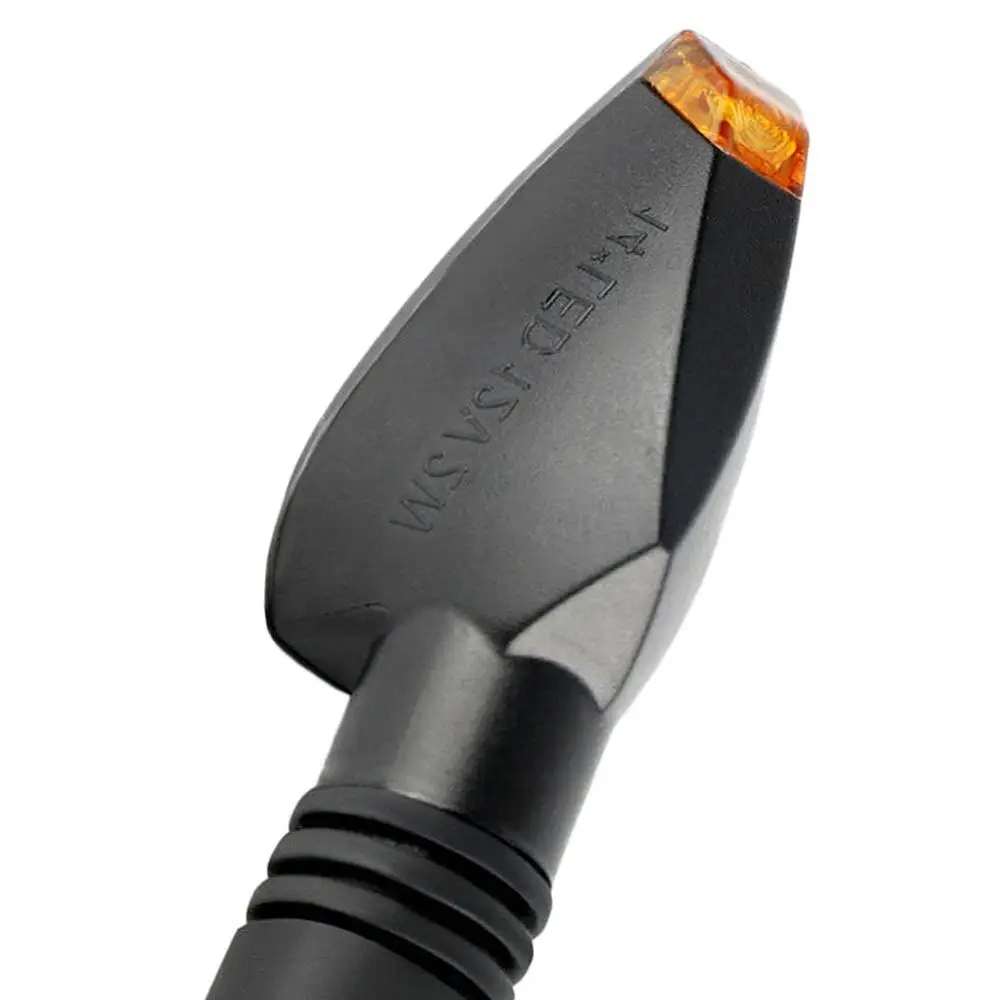 

4pcs Universal Motorcycle LED Flexible Turn Signal Indicator Amber Light Motorcycle Indicator Light Fit For Honda Yamaha