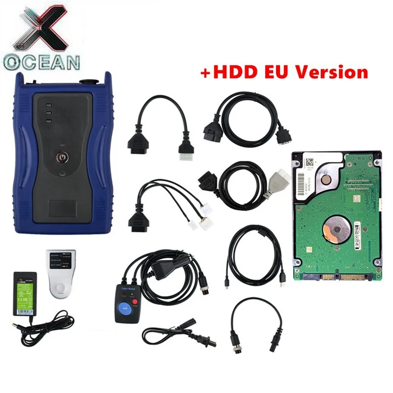 

GDS VCI Diagnostic Tool With Trigger Module Flight Record Function optional for Kia/Hyundai HDD EU Version GDS-VCI OBD2 Scanner