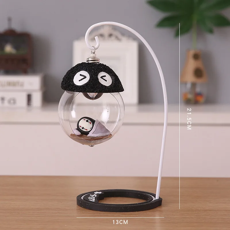 

Studio Ghibli Spirited Away No Face Man Figures Toy LED Night Light Toy Anime Totoro No Face Man Figure Model Toy Kids Toys Gift