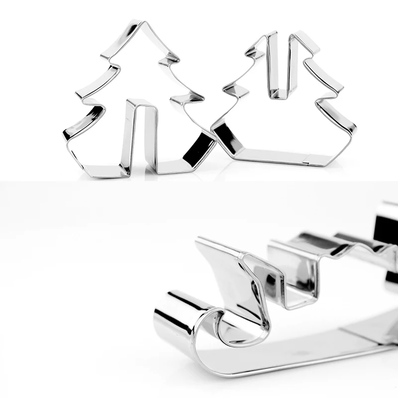 8 шт./компл. 3D формочки для печенья имбирный домик Рождественская форма торта из