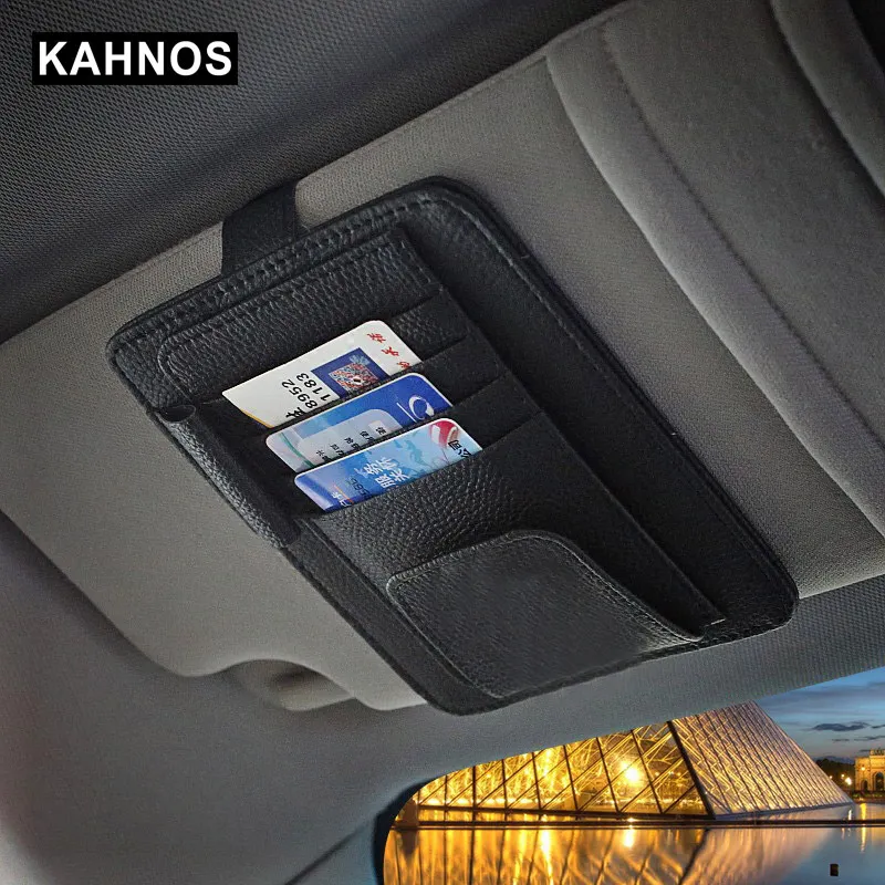 Автомобильный органайзер для солнцезащитных очков держатель чехол