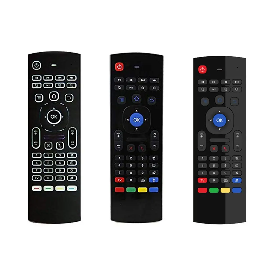 Mx3 Air Mouse Voice-версия с задней подсветкой Android Smart Wireless Remote Control T3 And Keyboard | Электроника