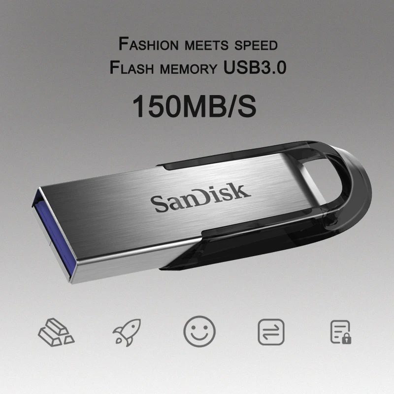 Флеш-накопитель SanDisk CZ73 3,0 16 ГБ 32 ГБ 64 ГБ 128 ГБ флеш-накопитель USB3.0 USB флеш-накопитель USB флешка для ноутбука