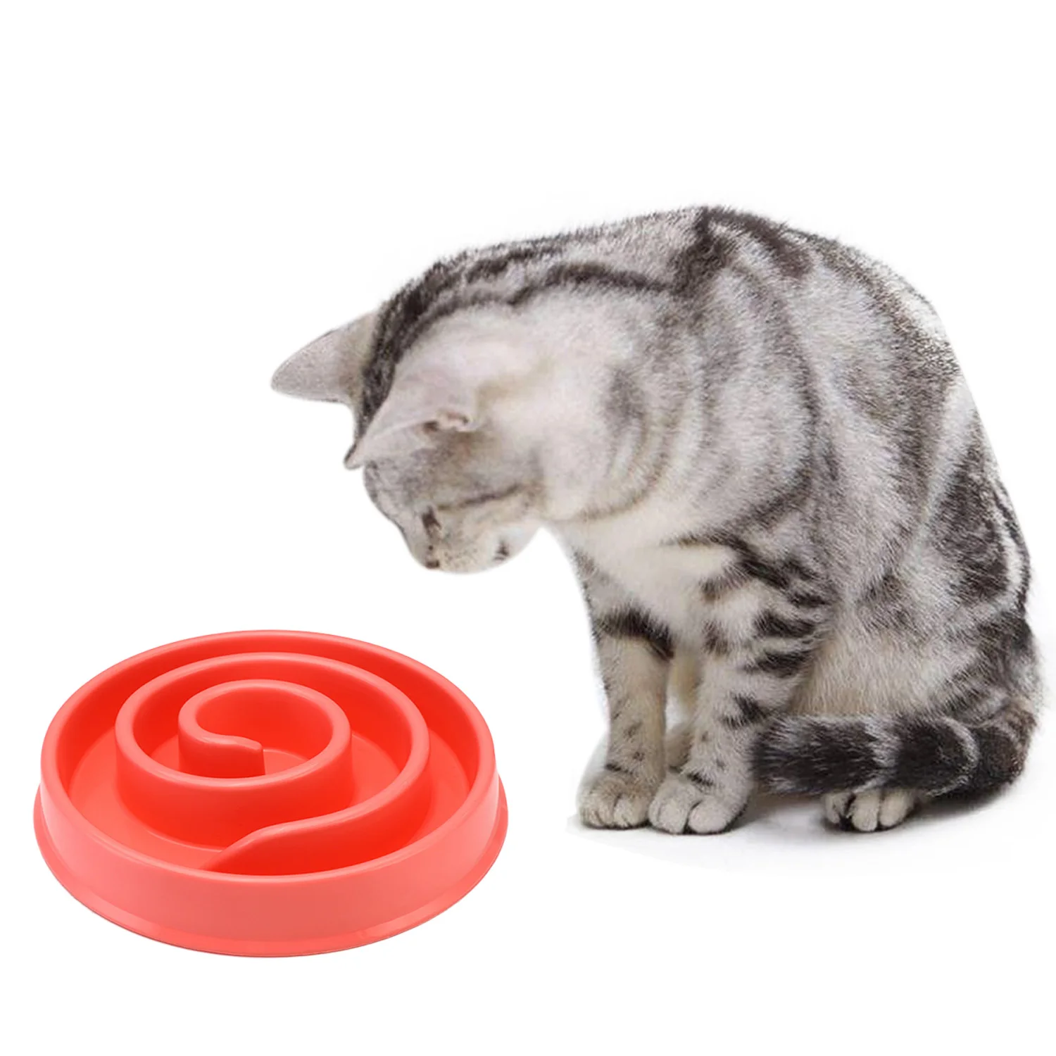 Behogar антидроссель Для Кормления Собаки Миски еда медленная подача блюдо с